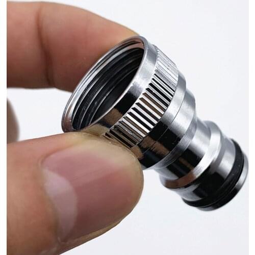 1/2 inch Car Washing Garden Water Pipe Female Quick Connector Brass Electroplated Nipple Tap Fitting Connector Faucet Adapter