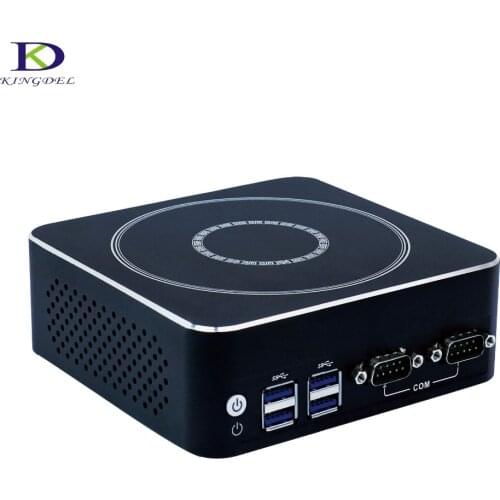 Inte Core i7 7500U DDR4 Mini PC Intel HD Graphics620 Windows 10 Kaby Lake Mini Desktop Computer HTPC DP+HDMI+2*COM Industrial PC
