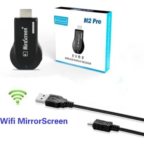 Mirascreen M2 Pro TV Stick Wifi Display Receiver Stream Cast Anycast DLNA Miracast Airplay Mirror Screen Android TV Dongle