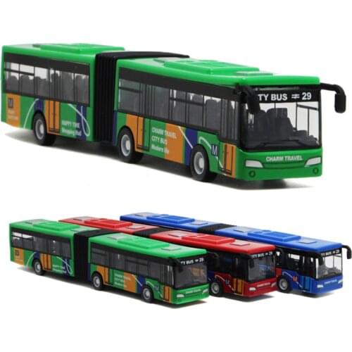 Sightseeing Tourist Two Cars Decker Toy Bus Model City Passenger Bus Model Simulation Alloy Toy Bus Car Model Childrens Toy Gift