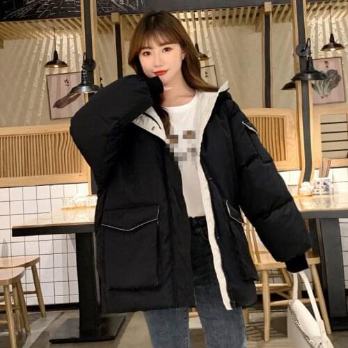 ZB5031 2021 new autumn winter women fashion cotton-padded jacket loose bread clothing coat trend cheap wholesale