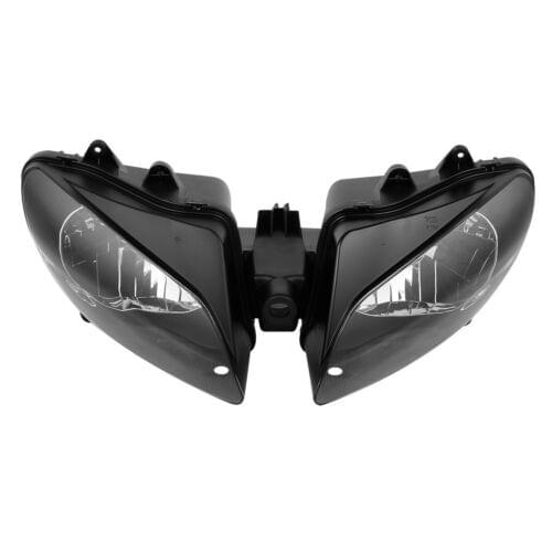 Motorcycle Headlight Head Lamp Black Housing W/ Clear Lens Assembly For Yamaha 00-01 YZF-R1