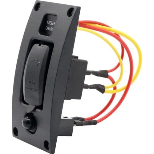 Dual USB Charger Socket Power Outlet 2.4A & 1A for Car Boat Marine RV Mobile