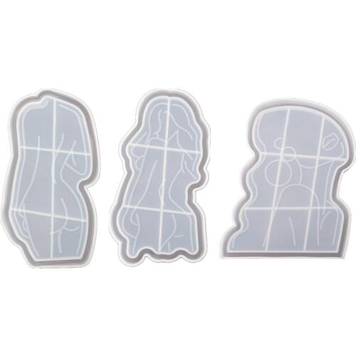 Silicone Moulds Handmade Coaster Cup Tray Epoxy Resin Casting Molds DIY Crystal Jewelry Making for Home Kitchen Dresser