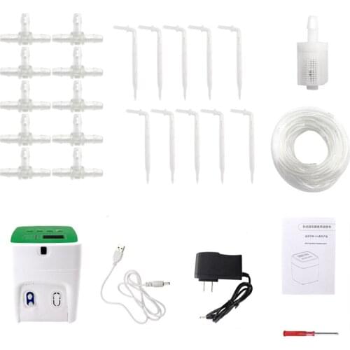 Automatic Watering System Drip Tape Irrigation Kit Double Pump Easy Use EU