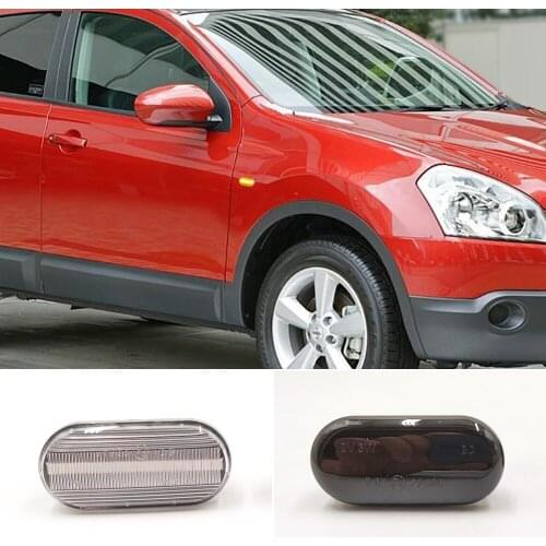 LED Car Side Marker Light Repeater Turn Signal Light for Nissan Tiida C11 Note E11 NE11 Micra K12 NP300 Navara D40 Qashqai J10