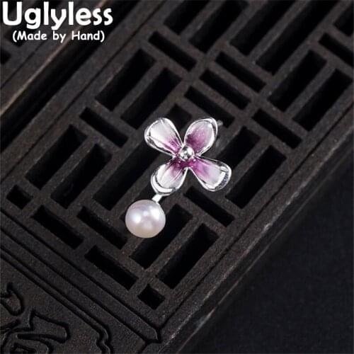 Uglyless Vintage Flowers Necklaces Rings for Women Real 925 Silver Floral Jewelry Sets Chalcedony Brincos Pendants +Chains Retro