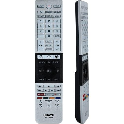 Universal Remote Control HUAYU RM-L1328 Compatible for TOSHIBA TVS LCD TV Remote Controller CT-90380 CT-90326 CT-90336 CT-90430