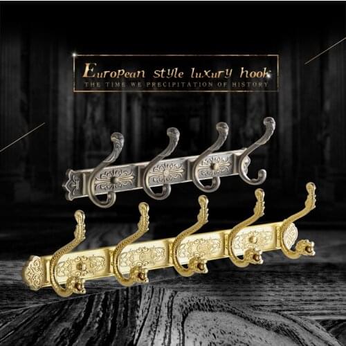 Vidric Robe Hooks Dragon Hook Antique Coat Hooks Bathroom Walls European Metal Pendant Hanging Clothes Row Bath Hardware Set HA