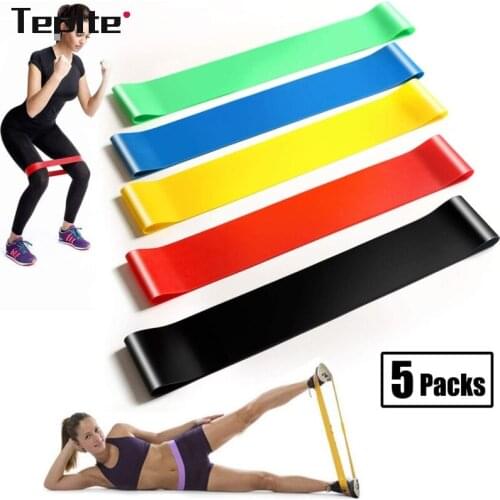 Yoga Rally Band Fitness Resistance Band Elastic Band Rally Ring Natural Latex Rally Band Five Piece Set