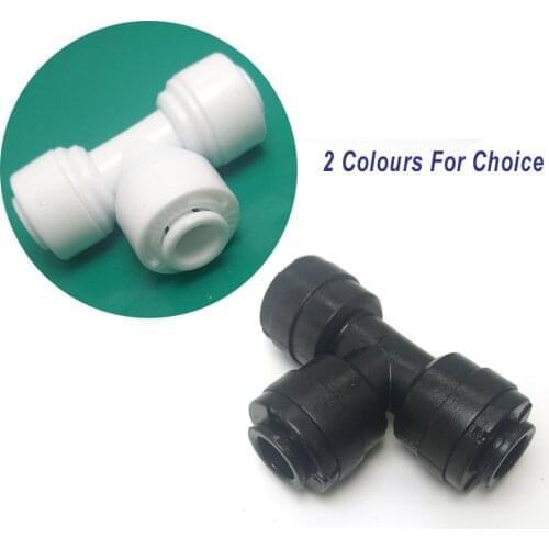 20Pcs Sprinkler Irrigation 1/4Inch Barb Tee Water Hose connectors Pipe Fitting Joiner garden Water connectors irrigation system