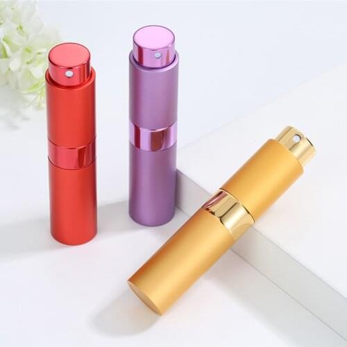 8/20/50pcs/pack Top Quality 15ML Aluminum Perfume Bottle Empty Refillable Spray Perfume Atomizers Bottles Free Shipping