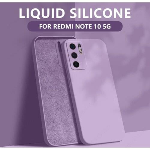 Case For Xiaomi POCO M3 Pro X3 GT X3 Pro NFC Mi 11 Lite Redmi Note 10 Pro 5G 10S 9 Pro 9S K40 9T 8 7 Liquid Silicone Case Cover
