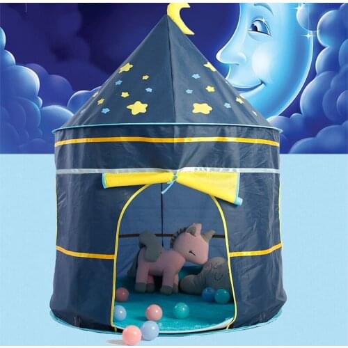 Childrens Tent Portable Play Kids Tent Children Indoor Outdoor Ocean Ball Pool Folding Cubby Toys Castle Playhouse Gift For Kid