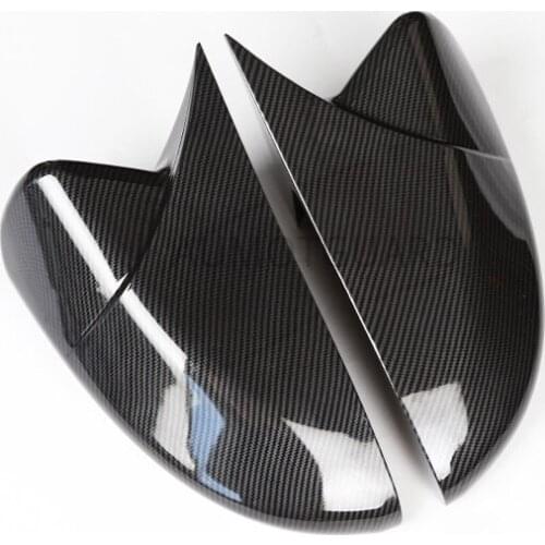 For MG6 2017 2018 2019 2020 Rear View Mirror Cover Carbon Fiber Cow Horn Full Package Reversing Mirror Frame Anti Collision