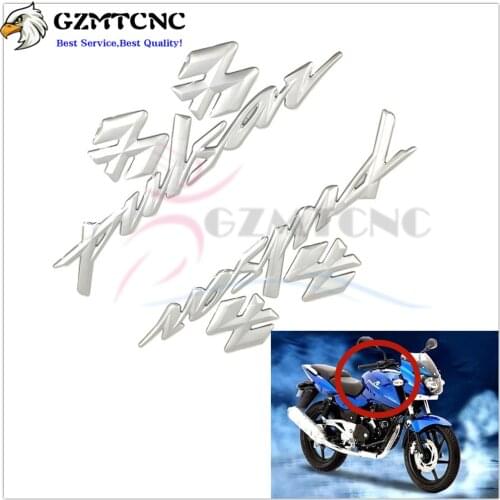 For Bajaj Pulsar 200 NS COME Motorcycle Decals Stickers Emblem Badge 3D Decal Raised Tank Wheel Tank Decals Applique Emblem
