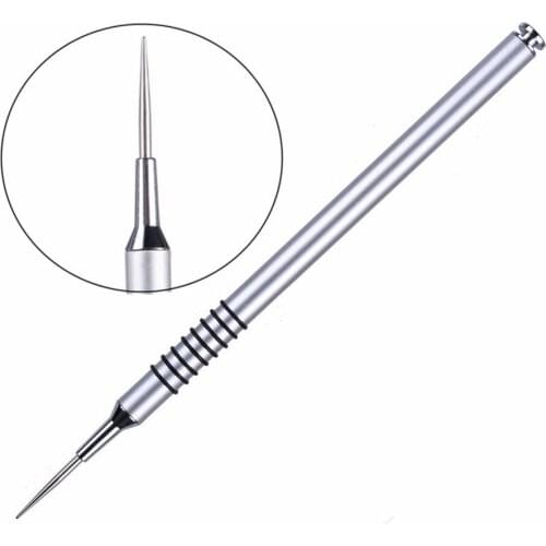 Nail Art Brush Dotting Pen Sculpture Carving Pen Silicone Head Painting Brushes for 3D Shaping Drawing Nail Art Dotting Tools