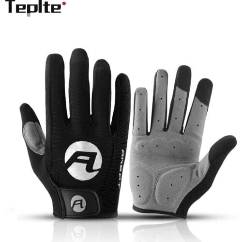 Summer Bicycle Full Finger Cycling Bike Gloves Absorbing Sweat for Men and Women Bicycle Riding Outdoor Sports Protector