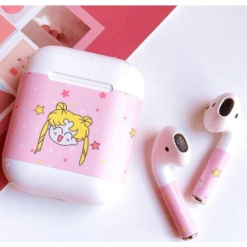 Unicorn Cute Earbuds Sticker DIY Earphone Vinyl Decal Skin For Apple AirPods 1 2 Wired Charging Case Box Sticker