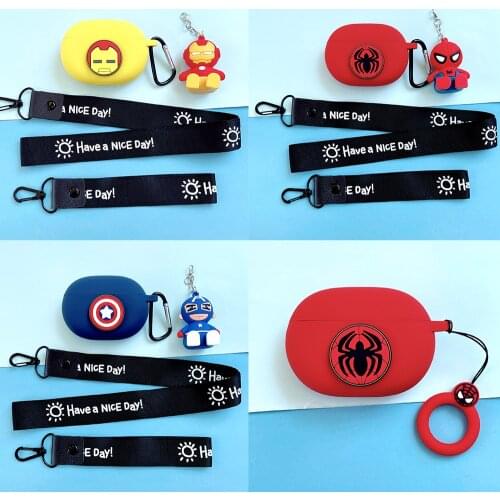 Cute Super Hero Silicon Cover for Beats Studio Buds Case TWS Bluetooth Earphone Case Accessories Wireless Headphone Portable Box