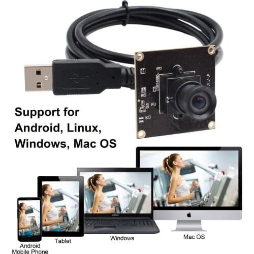 No distortion Lens 2MP MJPEG 60fps/ 120fps /260fps High speed CMOS OV4689 USB 2.0 Camera Module for Android Linux Windows MAC OS