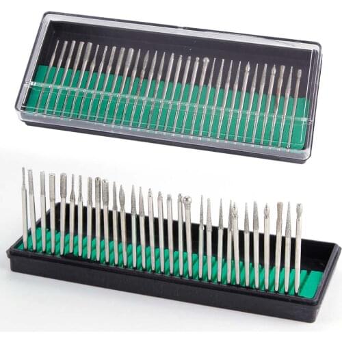30pcs Nail Drill Bits Set Pedicure Bits for Manicure Machine 2.35 rod Polishing Grinding Head Replacement Milling Cutter Sets