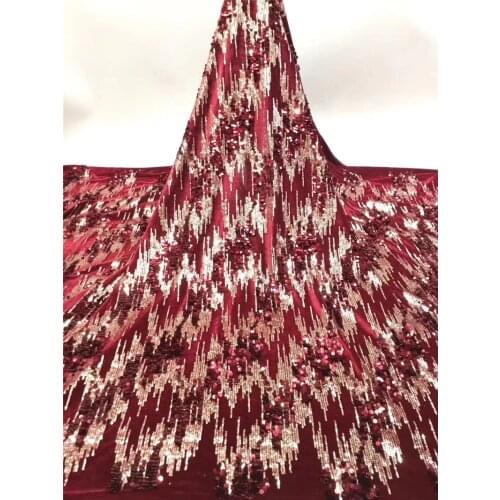 New design big mixed samll sequins 1JRB-20.31301 french net lace fashionable flower french style net fabric for party