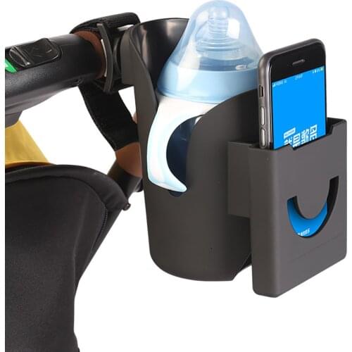 Cup Holder For Stroller Baby Carriage Water Bottle Support Mobile Phone Holder Universal Pram Baby Stroller Accessories Abs