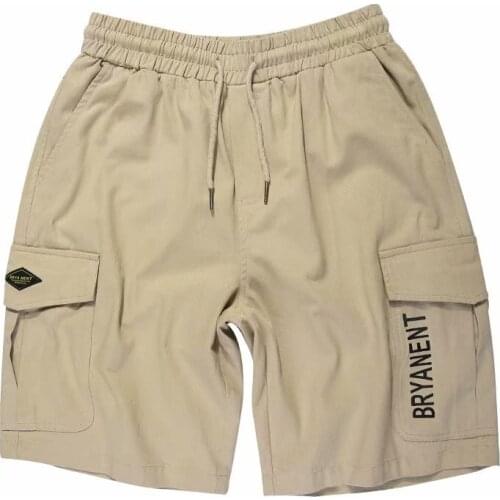 Sweat Shorts Men Clothing New 2021 Fashion Gym Shorts Men Letter Printing Insertable Pocket Street Basketball Boy Cargo Shorts