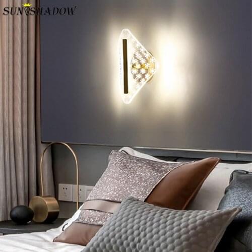 Indoor Decoration Modern Wall Light Home 110v 220v Small Wall Lamp For Living Room Bedroom Bedside Corridor Led Light Fixtures