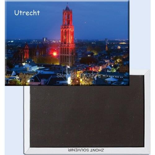 Tourist Refrigerator Magnets 78*54mm,Dom-Tower-Cathedral-Of-Saint-Martin-Utrecht-Netherlands Souvenir Fridge Magnets 20748