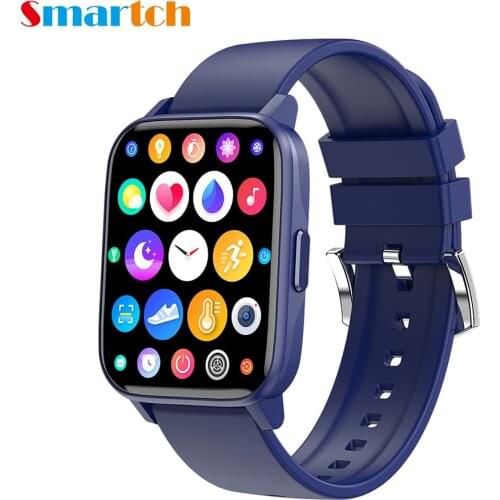 New GW24 Women Smart Watch Men 1.69inch Screen IP68 Waterproof Watches Wristband Heart Rate Blood Pressure For Android IOS Phone