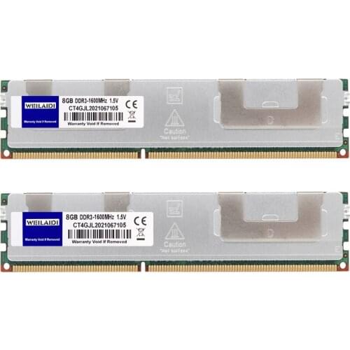 WLD 64GB 32GB 16GB DDR3 RAM 1866MHZ 1600MHZ 1333MHZ REG ECC Server Dedicated RAM Compatible With X79 Motherboard