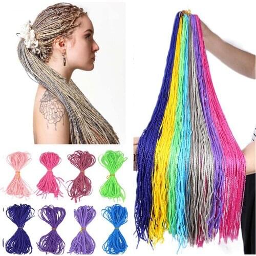 Zizi Braids Small Box Braiding Crochet Twisted Hair Bundles Synthetic Hair Extensions Pre Stretched Braided Hair