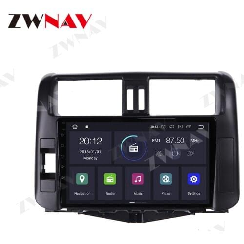 ZWNAV 4G LTE 4G+64G Car Radio Multimedia Android 10 Video Player Navigation GPS For Toyota LAND CRUISER PRADO J150 2009-2013