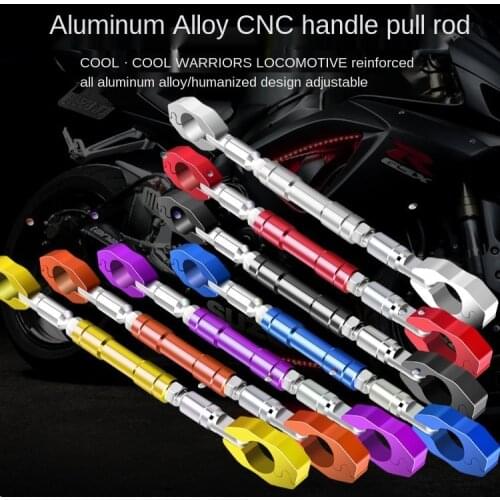 1pcs Adjustable Grips Handle Bar Steering Wheel Strengthen Aluminum Alloy Cross Bar Universal Motorcycle Motorbike