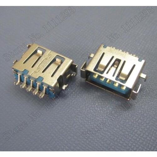10pcs/lot 3.0 USB Jack Connector for Acer Aspire P3 P3-131 P3-171 Motherboard etc USB3.0 Port
