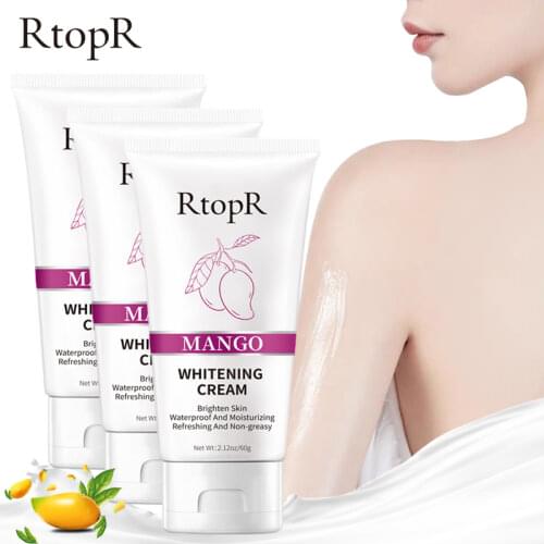 3pcs Whitening Hydrating Repair Skin Dullness Brightening Complexion Moisturizing Mango Whitening And Hydrating Cream