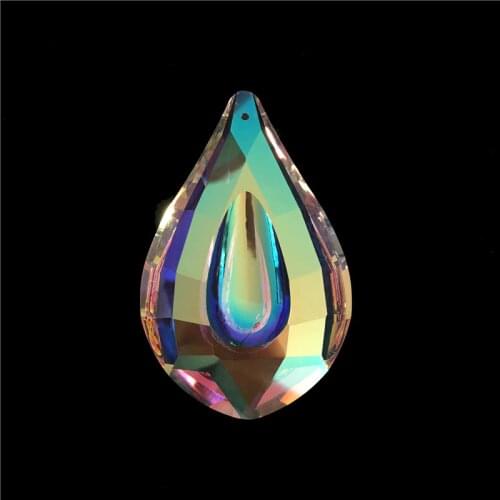 30pcs/Lot 50mm Crystal AB Color Glass Crystal Chandelier Pendants For Home Wedding Party Decoration Hot Sales