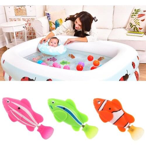 4 Colors Activated Battery Powered Toy Fish Robotic Outdoor Fishing Toys Fish Toy