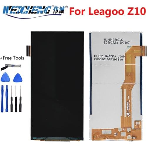 5.0''For Leagoo Z10 LCD Display Screen Smartphone Accessories Leagoo Z10 Display Mobile Replacement With Tools +Adhesive