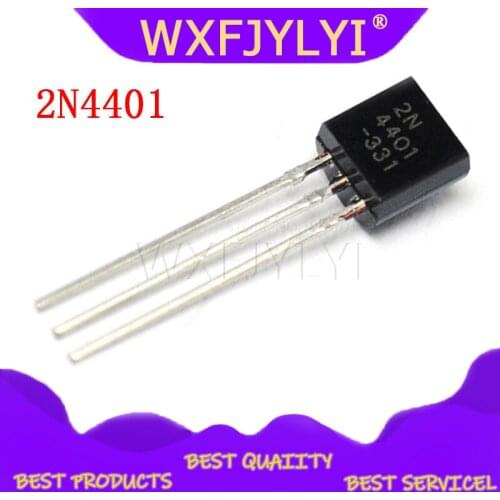 50PCS 2N4401 TO-92 Bipolar Transistors - BJT NPN new and original IC