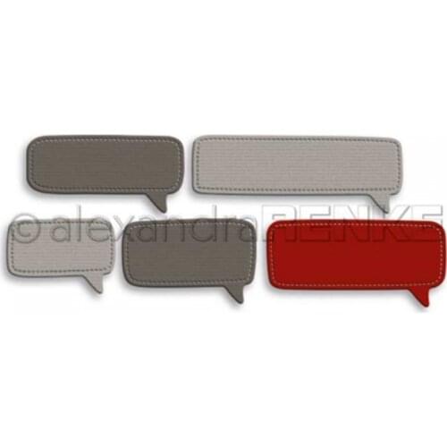 CH 2021 New Arrival Dialog box Metal Cutting Dies Embossing Scrapbooking Stencil Craft Cut Dies For DIY Card Crafts Hand