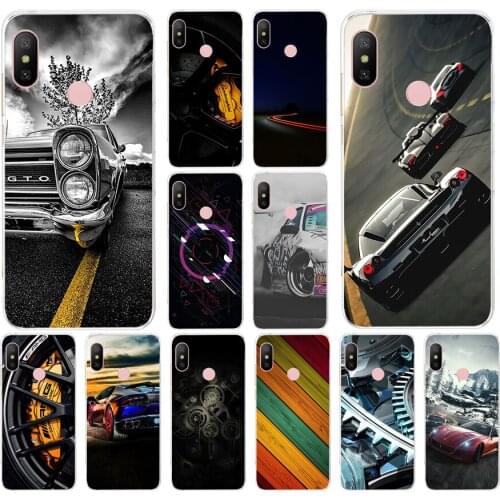 236FG New car speed Soft Silicone Tpu Cover phone Case for xiaomi redmi 7 7a note 4A 4X 6 Pro 6A 7