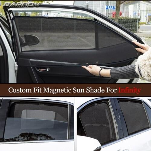 For Infinity QX30 QX50 Q70 QX70 Q70S/L FX35 FX50S G35 Magnetic Special Curtain Window SunShades Mesh Shade Blind Fully Covered