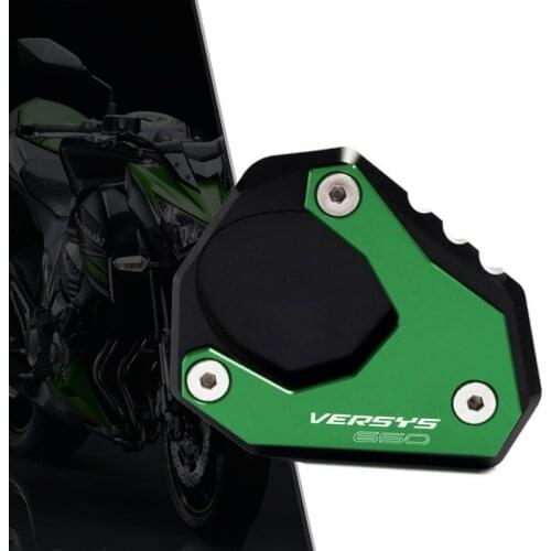 For KAWASAKI NINJA400 NINJA 400 Z400 2018 2019 2020 Motorcycle CNC Kickstand Foot Side Stand Extension Pad Support Plate Enlarge