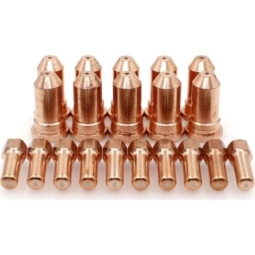 Electrode 1.0mm 1.2mm 1.4mm 1.5mm 1.6mm Nozzle Tip for PT100 PT-100 IPT-100 Plasma Cutter Torch OEM PKG/20