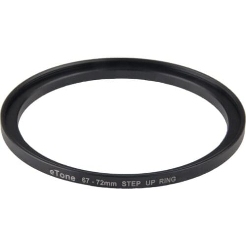 ETone 67-72mm Step Up Metal Lens Adapter Filter Ring 67mm Lens to 72mm Accessory