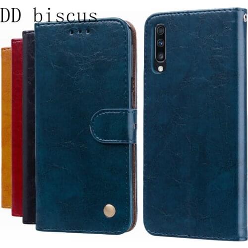 Case For Samsung A70 Retro Leather Wallet Case Back Cover For Samsung Galaxy A70 A705 A 70 A705F GalaxyA70 SM-A705F Coque Fundas