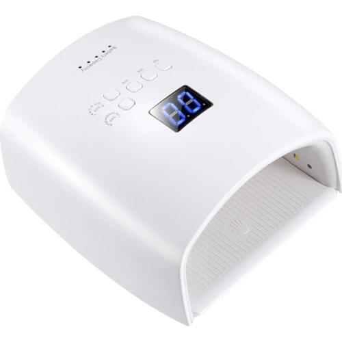 48W UV Nail Lamp LED Lamp For Manicure Wireless Battery Rechargeable Curing Nail Dryer For All Gels Polish Portable Lamp